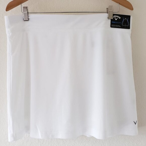 NWT - Callaway White Brilliant Skort Truesculpt - Size XL - Picture 1 of 6